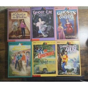 Vintage Scholastic Ghostly Mysteries Apple Paperback Box Set